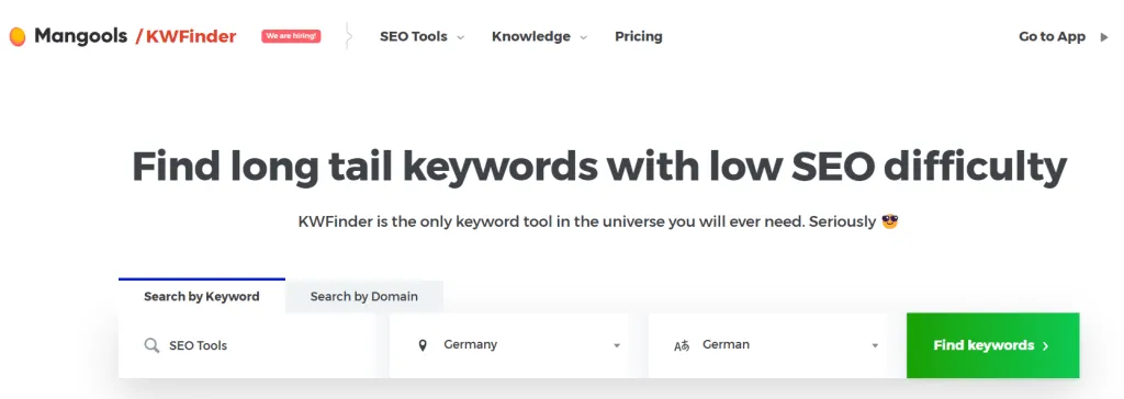 seo tools keyword finder