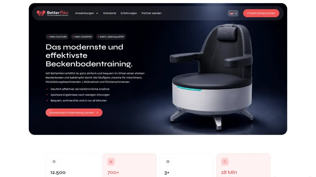BetterPelvi Website