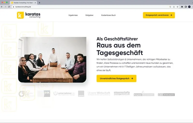 Karatas Consulting Website