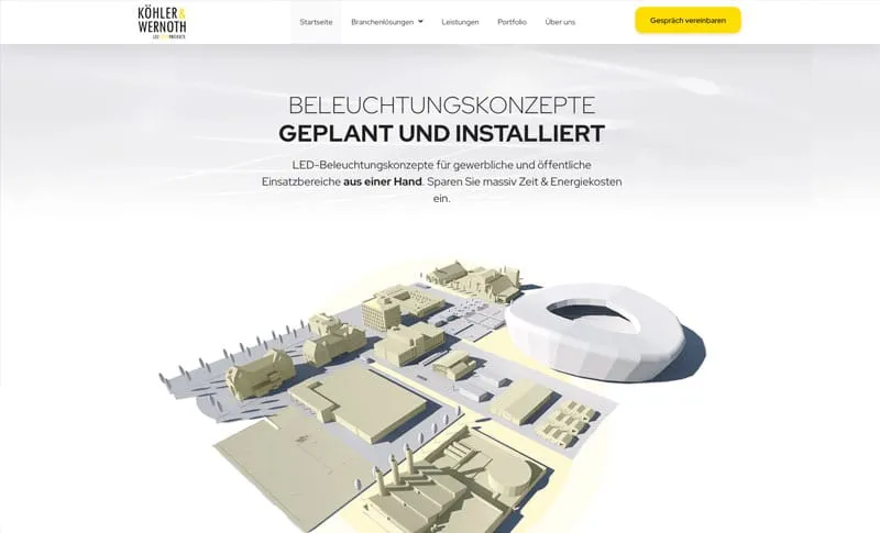 LED Lichtprojekte Website