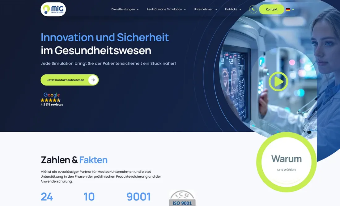 Medizin im Grünen Website