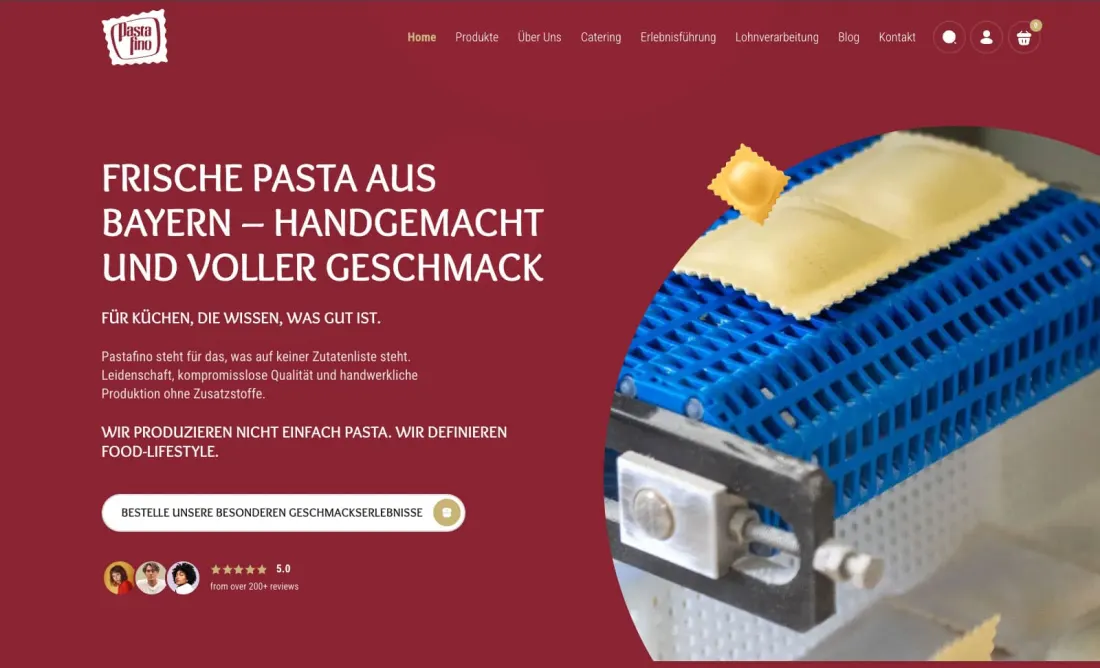 Pastafino Website