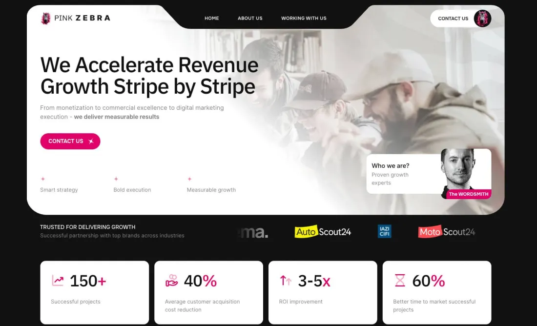 PinkZebra Website