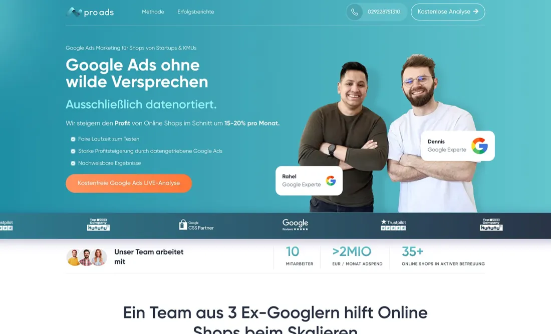Pro Ads Marketing Website