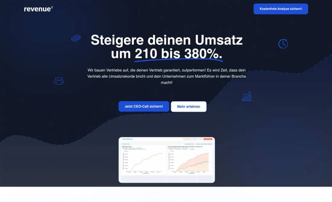 RevenueX Website