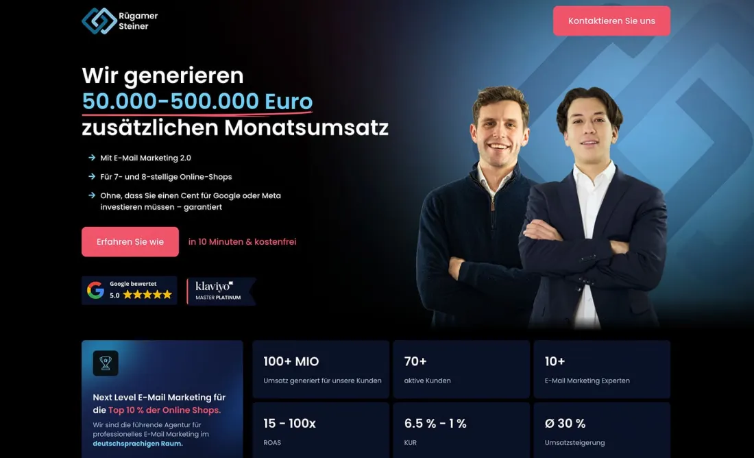 Rügamer & Steiner Consulting Website