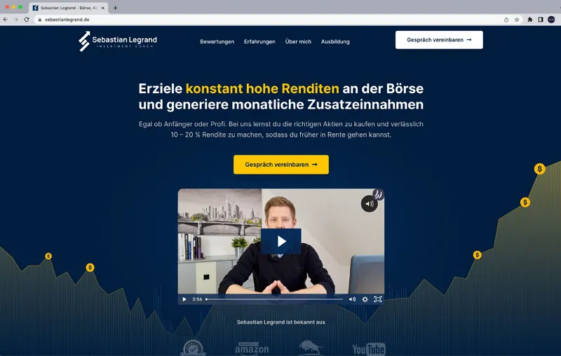 Sebastian Legrand Website