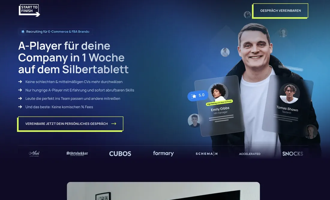 Start to Finish Website